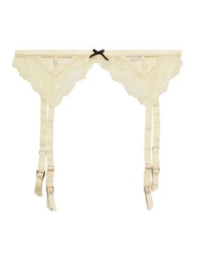 Fleur du Mal buttercup lace garter belt w/ tags